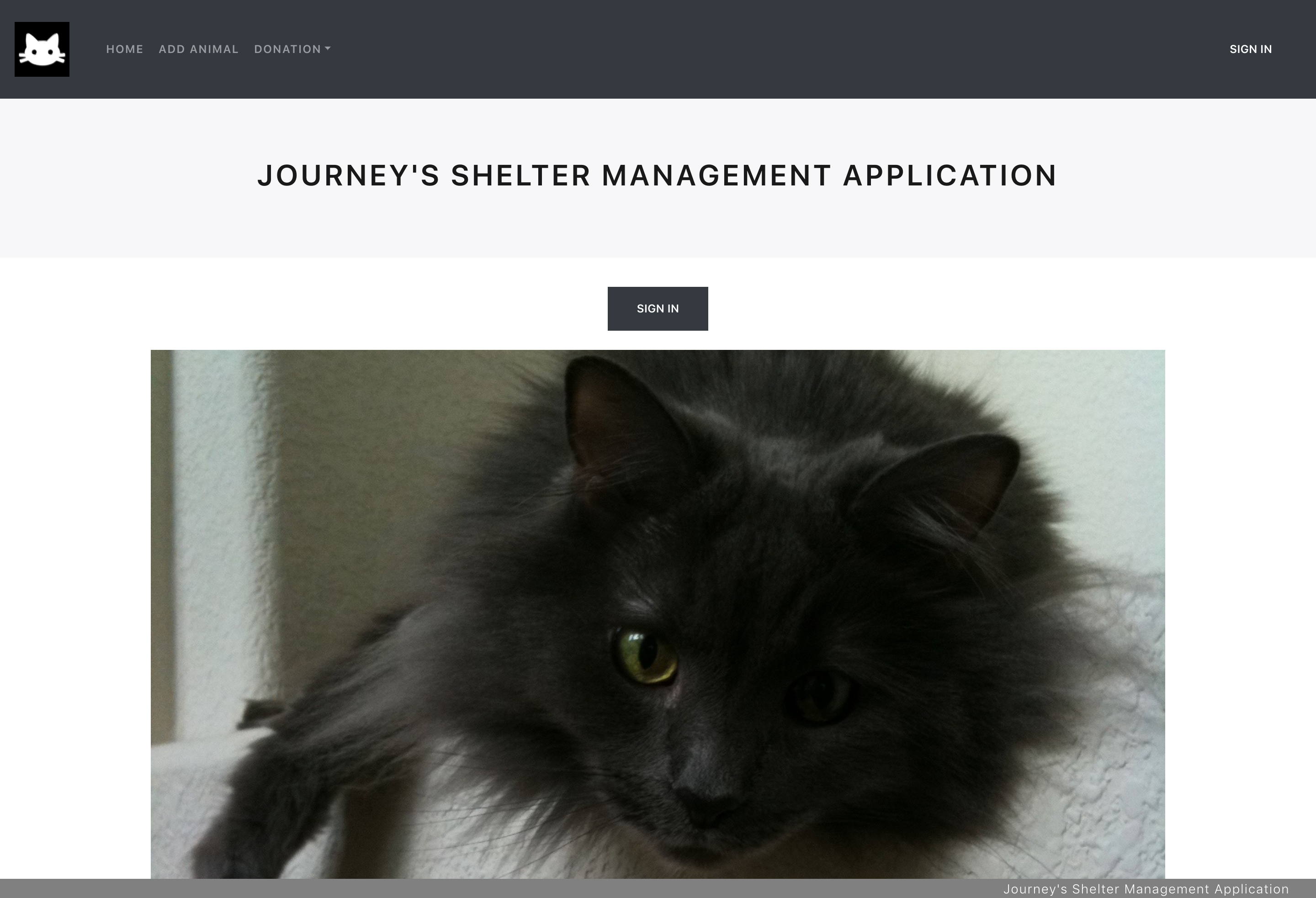 Image of Journey's Shelter Management Application