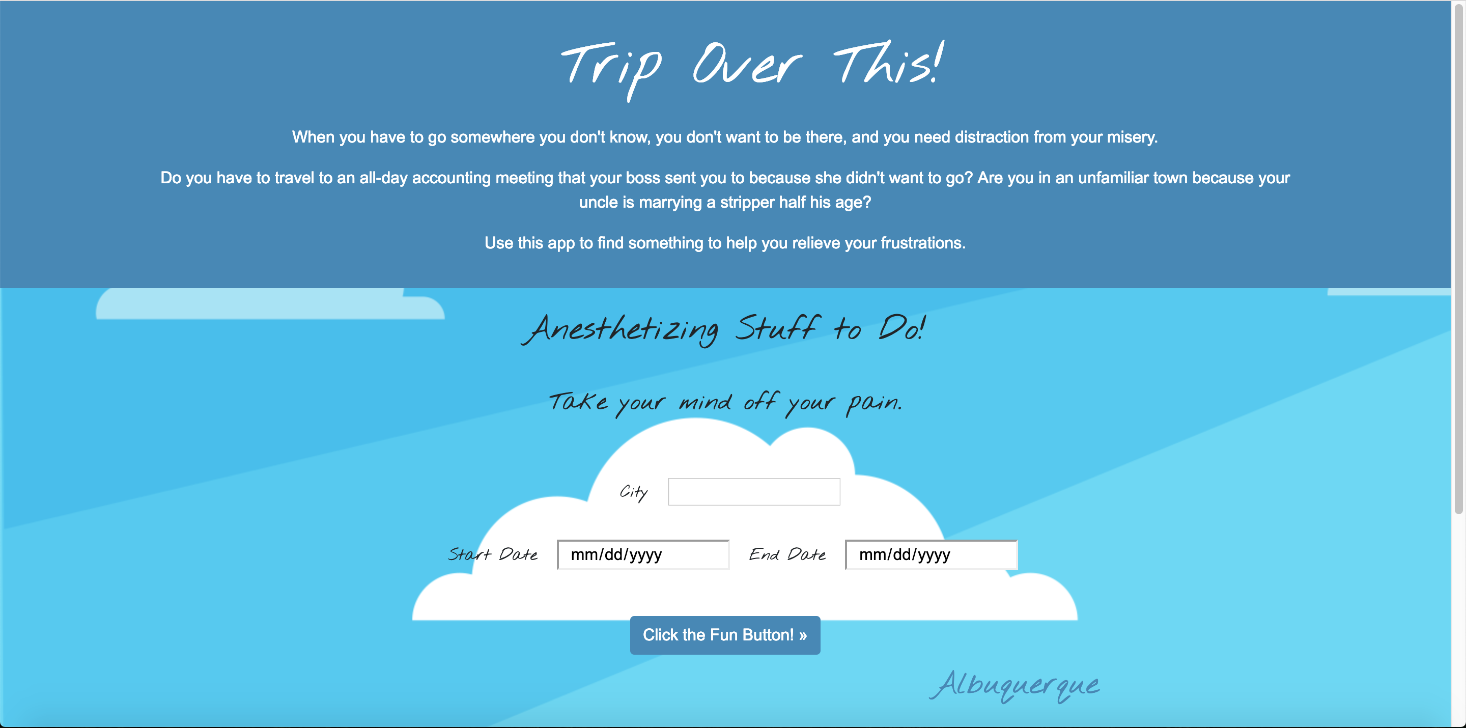 Image of Trip Over This!